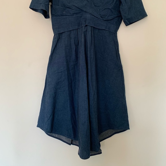 COS Denim Twist Top Dress - Picture 2 of 4